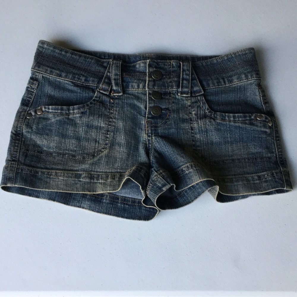 Hydraulic Denim Shorts Size 3/4